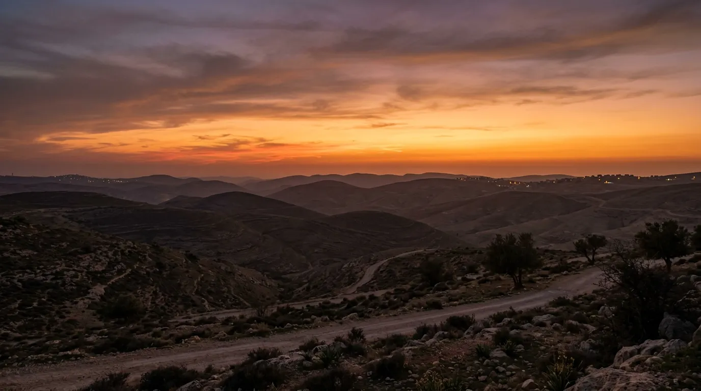Bethlehem Hills background — Proverbs 3:6