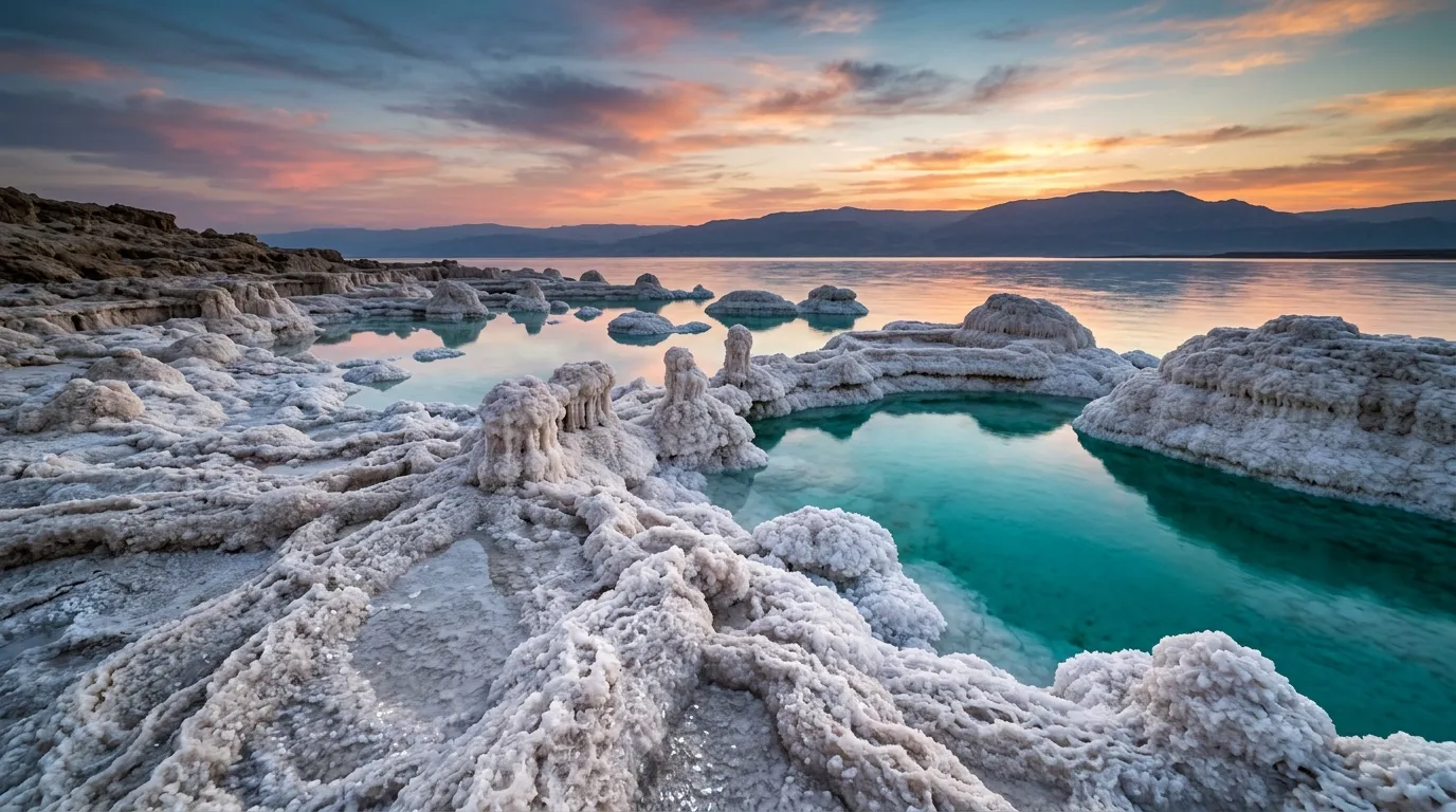 Dead Sea background — James 5:14-15
