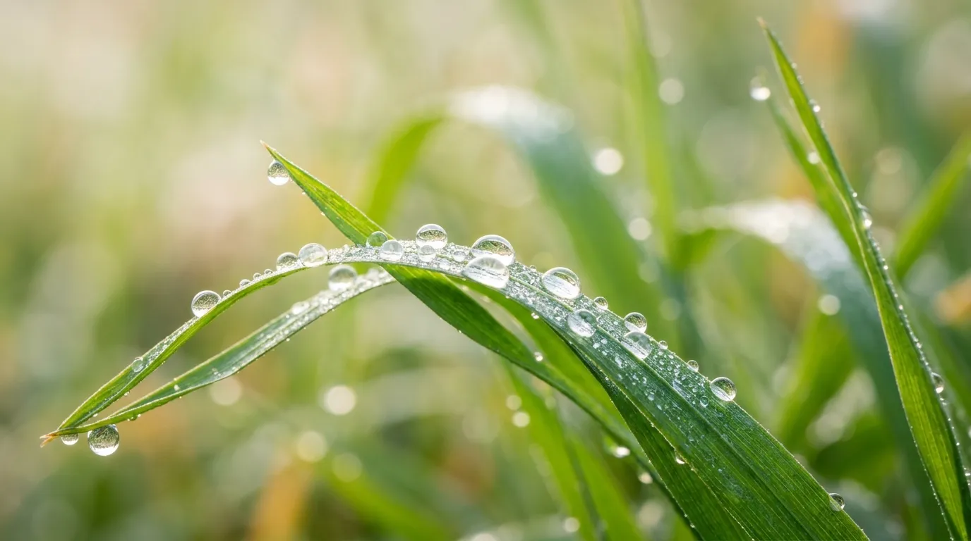 Dewdrops background — Proverbs 3:5-6