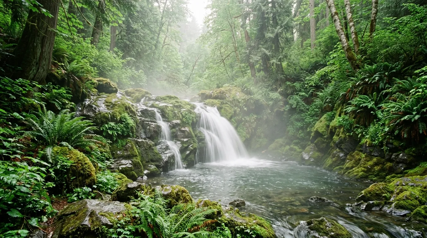 Waterfall background — Jeremiah 17:14
