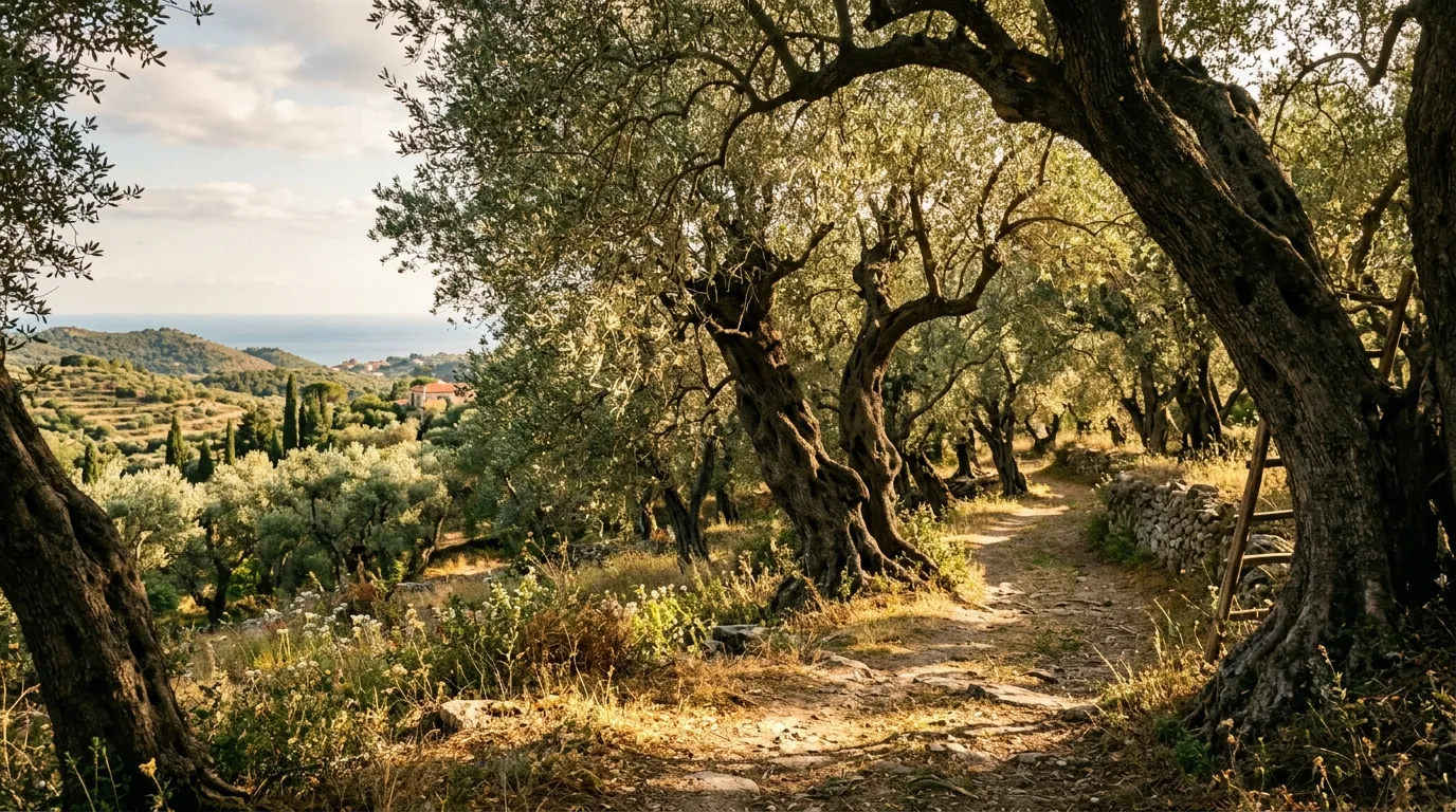 Olive Grove background — Romans 12:2