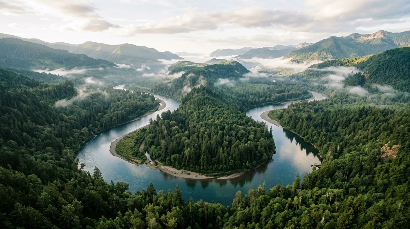 River Aerial background — Philippians 4:13