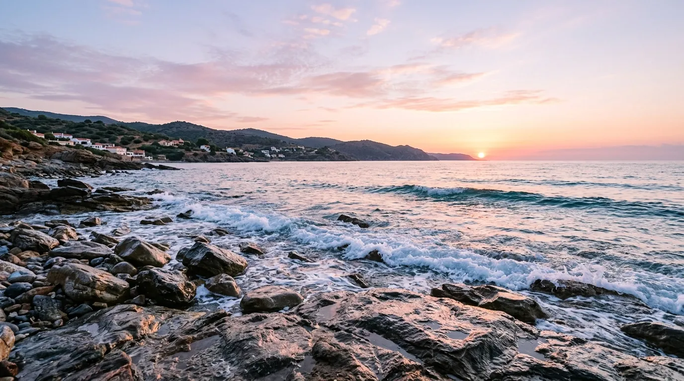 Rocky Shore background — Isaiah 43:2