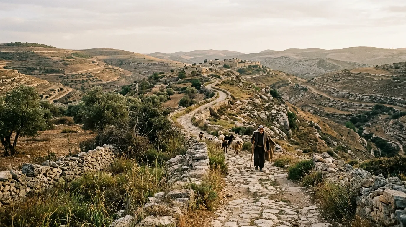 Shepherd Path background — 2 Corinthians 12:9
