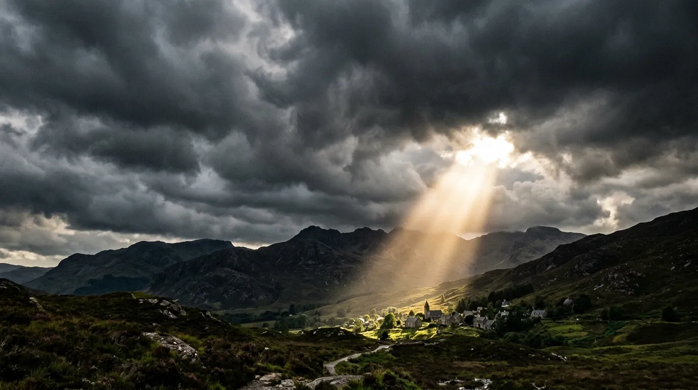 Stormy Sky background — Romans 15:13
