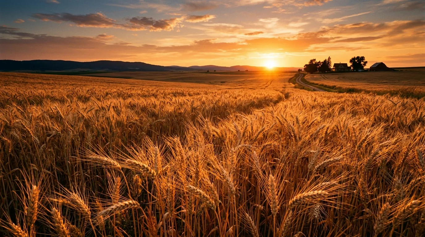 Wheat Harvest background — Matthew 11:28